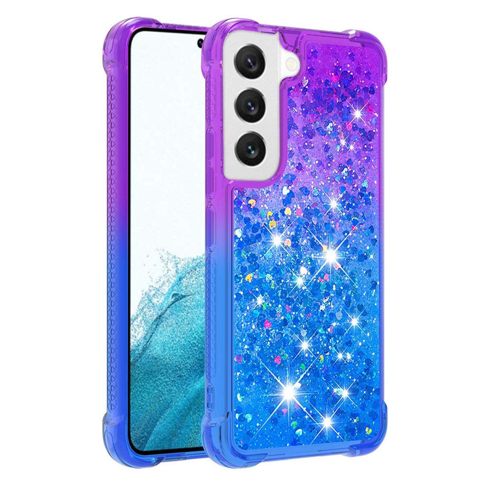 For Samsung Galaxy S23 TPU Case Gradient Quicksand Phone Back Cover