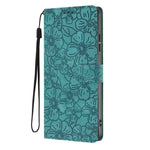 Flip Case For Xiaomi Redmi Note 14S 4G  /  Note 13 Pro 4G  /  Poco M6 Pro 4G Leather Phone Cover Cherry Blossom Pattern Wallet Stand with Wrist Strap