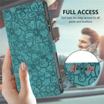 Flip Case For Xiaomi Redmi Note 14 5G  /  Poco M7 Pro 5G Leather Phone Cover Cherry Blossom Pattern Wallet Stand with Wrist Strap