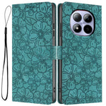 For Xiaomi Redmi Note 15 Pro 5G (Global) Flip Case Cherry Blossom Pattern Leather Wallet Stand Phone Cover with Wrist Strap