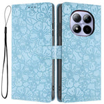 For Xiaomi Redmi Note 15 Pro 5G (Global) Flip Case Cherry Blossom Pattern Leather Wallet Stand Phone Cover with Wrist Strap