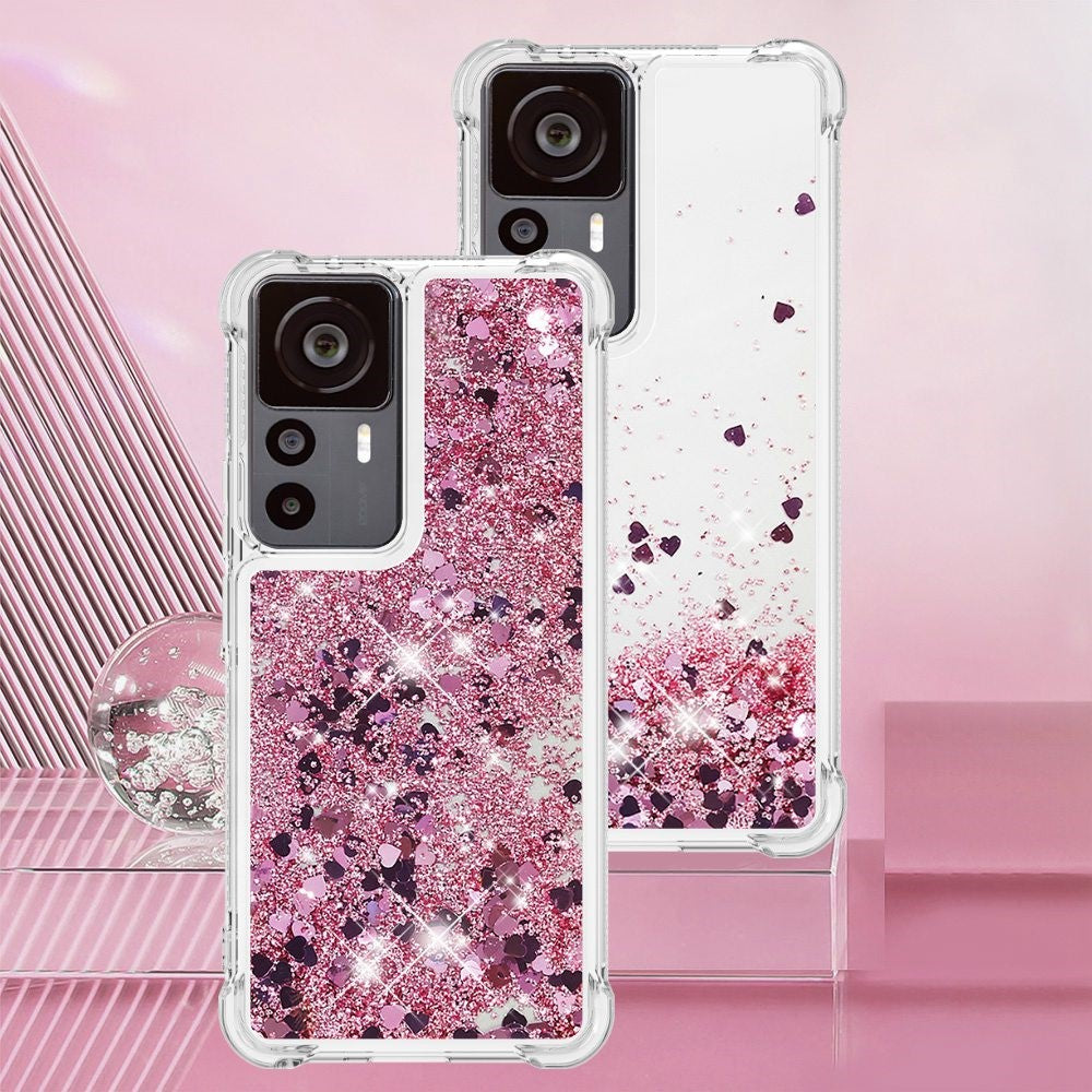 For Xiaomi 12T 5G / 12T Pro 5G / Redmi K50 Ultra 5G TPU Case Glitter Quicksand Shockproof Phone Back Cover