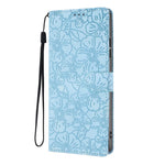 Flip Case For Honor X9c 5G  /  Magic7 Lite 5G Leather Phone Cover Cherry Blossom Pattern Wallet Stand with Wrist Strap