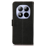 KHAZNEH for Xiaomi Redmi Note 15 Pro 5G (Global) Phone Case Genuine Cow Leather Cover RFID Blocking