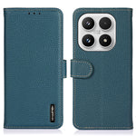 KHAZNEH For Xiaomi 17 Case Genuine Cow Leather Flip Phone Cover