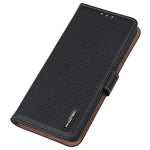 KHAZNEH For Xiaomi 17 Pro Case Genuine Cow Leather Flip Phone Cover