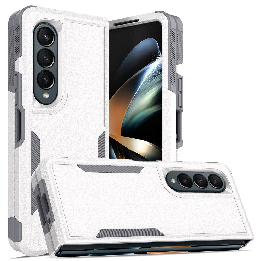 For Samsung Galaxy Z Fold4 5G Anti-scratch PC + TPU Folding Phone Case Drop-proof Back Cover