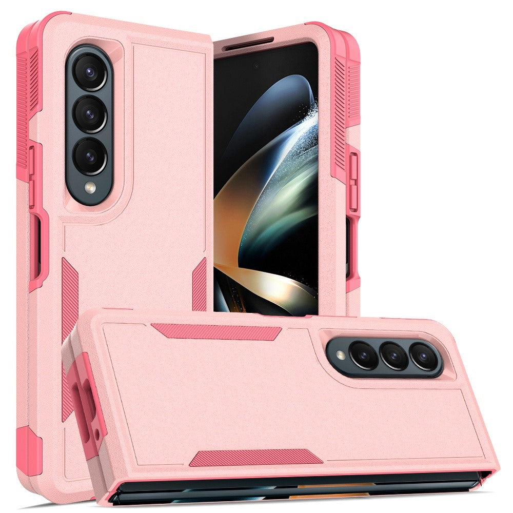 For Samsung Galaxy Z Fold4 5G Anti-scratch PC + TPU Folding Phone Case Drop-proof Back Cover