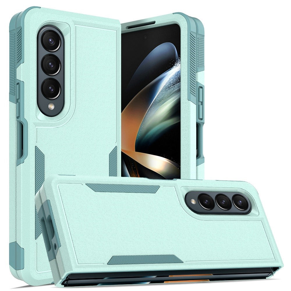 For Samsung Galaxy Z Fold4 5G Anti-scratch PC + TPU Folding Phone Case Drop-proof Back Cover
