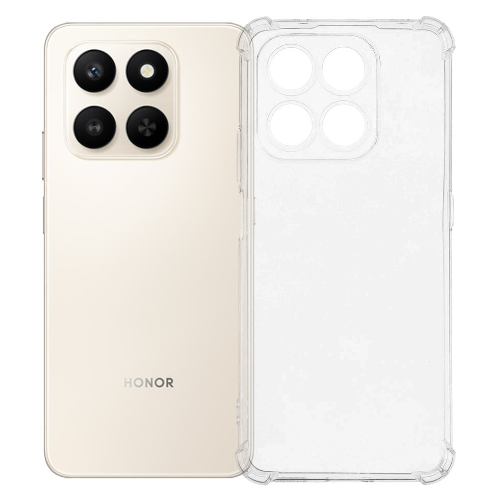 For Honor X7b 4G  /  400 Smart 5G Phone Case Reinforced Four Corner Anti-Drop Clear TPU Phone Cover