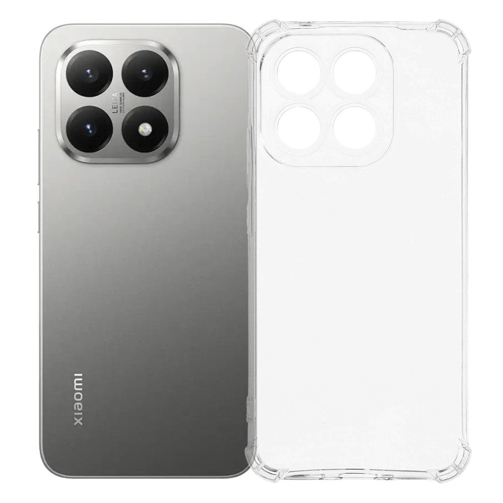 For Xiaomi 15T Phone Case Reinforced Four Corner Anti-Drop Clear TPU Phone Cover