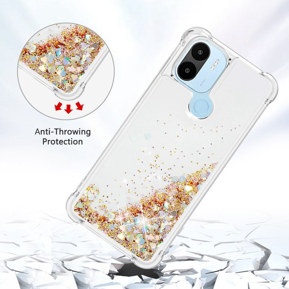 For Xiaomi Redmi A1 4G / A2 4G / A1+ 4G / A2+ 4G / Poco C50 4G TPU Case Glitter Quicksand Shockproof Phone Back Cover
