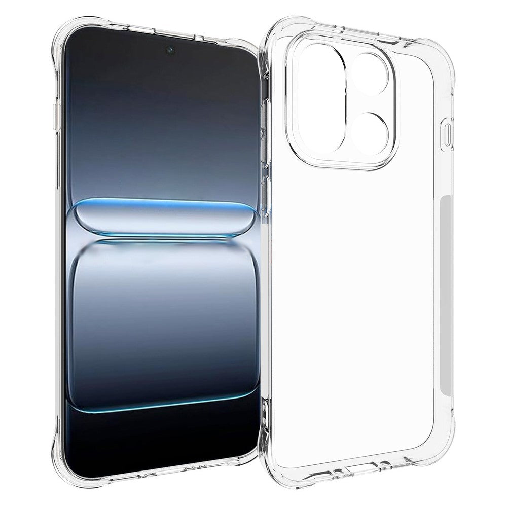 Til OnePlus 15 5G TPU Telefoncover Skridsikkert Gennemsigtigt Mobiltelefoncover