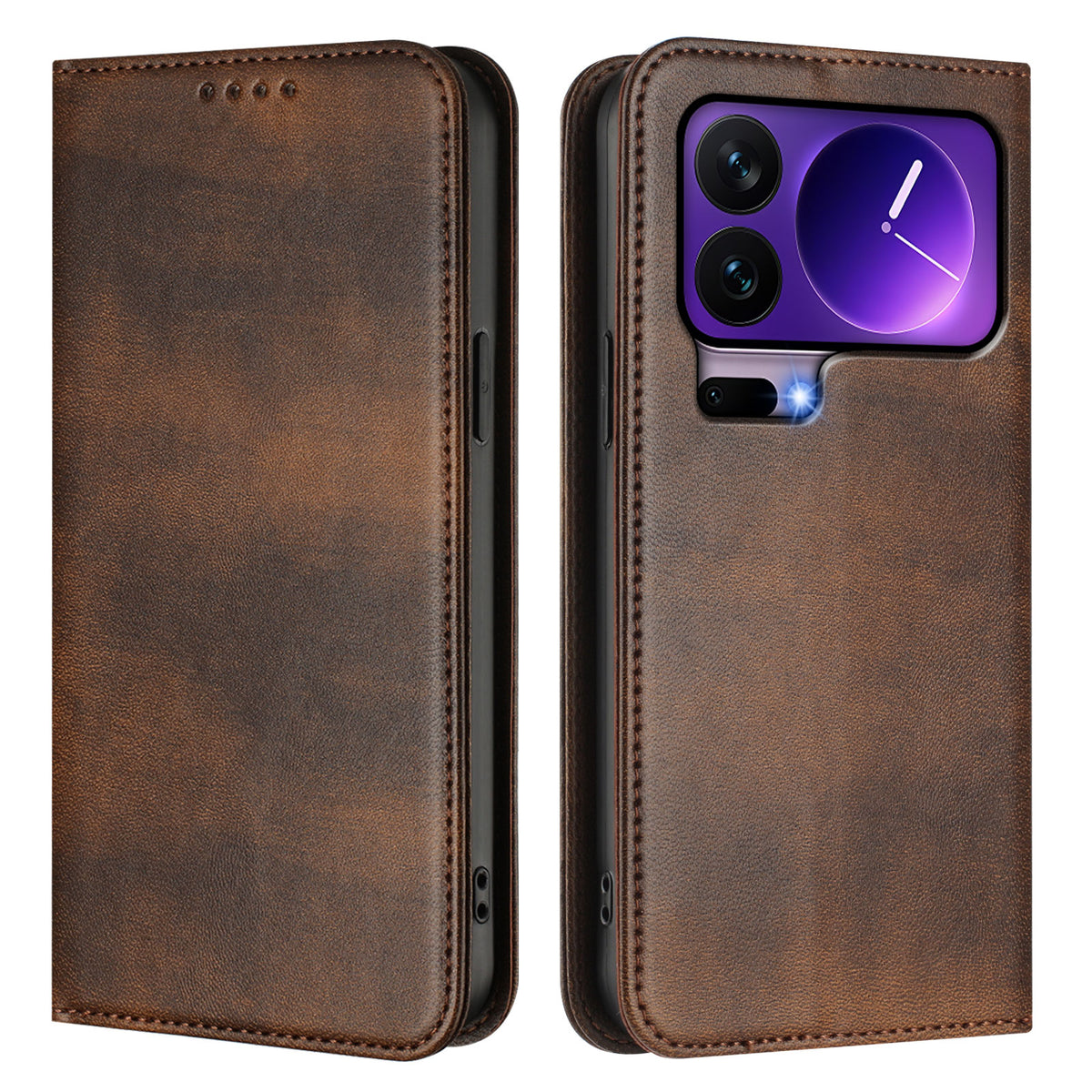 For Xiaomi 17 Pro Wallet Cases Retro Texture RFID Blocking Leather Phone Cover