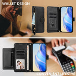 For Xiaomi 17 Case Zipper Pocket Multiple Card Slots Leather Phone Cover