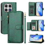 For Xiaomi 17 Case Zipper Pocket Multiple Card Slots Leather Phone Cover