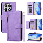 For Xiaomi 17 Case Zipper Pocket Multiple Card Slots Leather Phone Cover