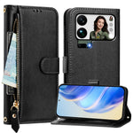 For Xiaomi 17 Pro Max Case Zipper Pocket Multiple Card Slots Leather Phone Cover