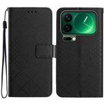 For Xiaomi 17 Pro Case Wallet Imprint PU Leather Flip Folio Phone Cover