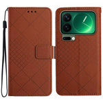 For Xiaomi 17 Pro Case Wallet Imprint PU Leather Flip Folio Phone Cover