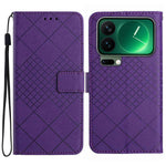 For Xiaomi 17 Pro Case Wallet Imprint PU Leather Flip Folio Phone Cover