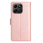 Leather Wallet Case for Honor 400 Smart 5G / 4G / X7d 4G Butterfly Flower Imprinted Phone Cover with Strap