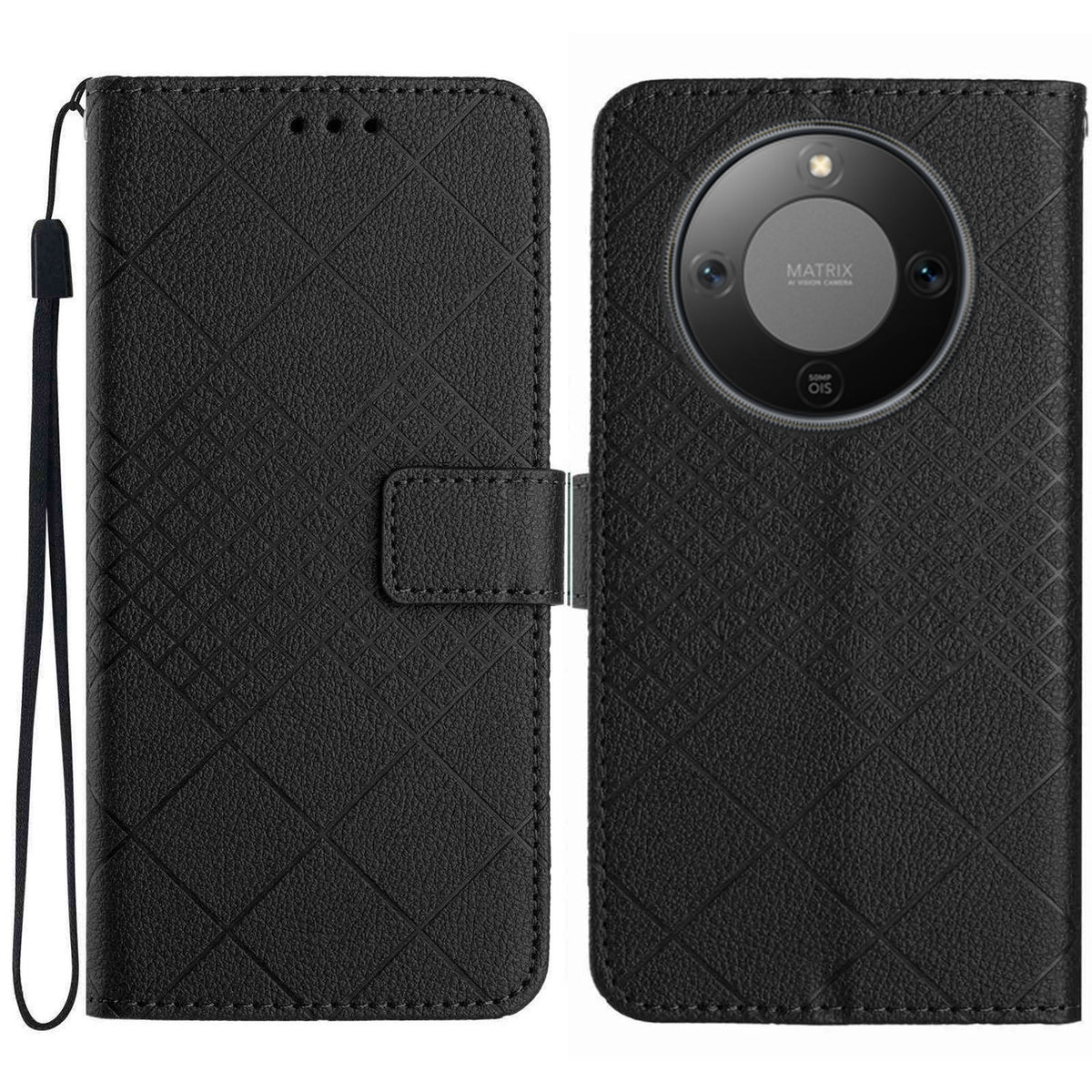 For Honor Magic8 Lite 5G / X9d 5G / X70 5G Case Wallet Imprint PU Leather Flip Folio Phone Cover