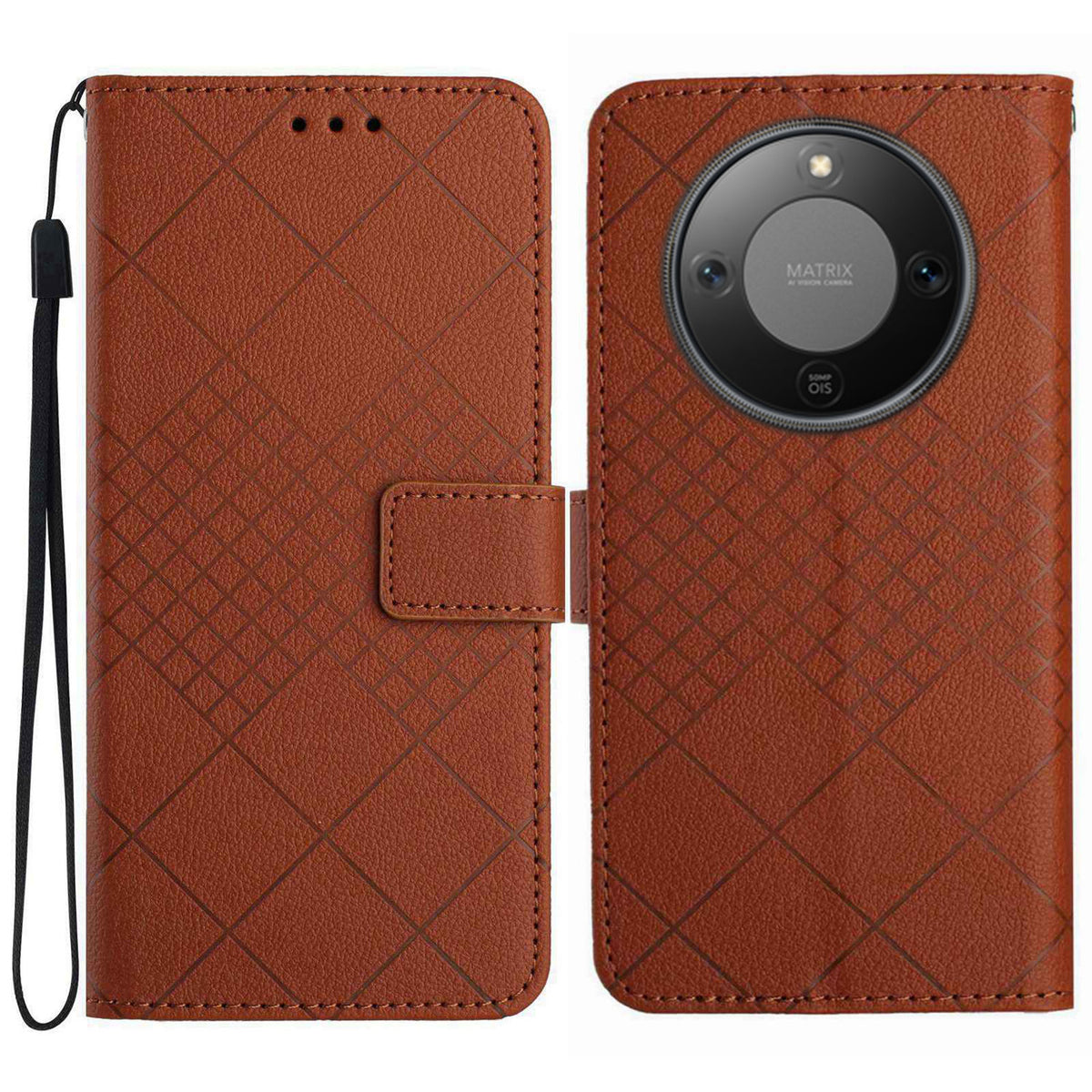 For Honor Magic8 Lite 5G / X9d 5G / X70 5G Case Wallet Imprint PU Leather Flip Folio Phone Cover