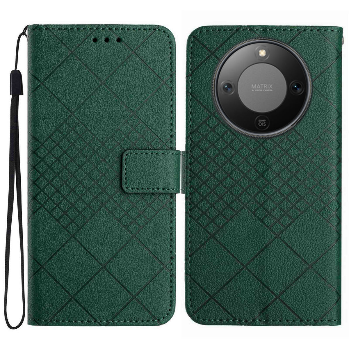 For Honor Magic8 Lite 5G / X9d 5G / X70 5G Case Wallet Imprint PU Leather Flip Folio Phone Cover
