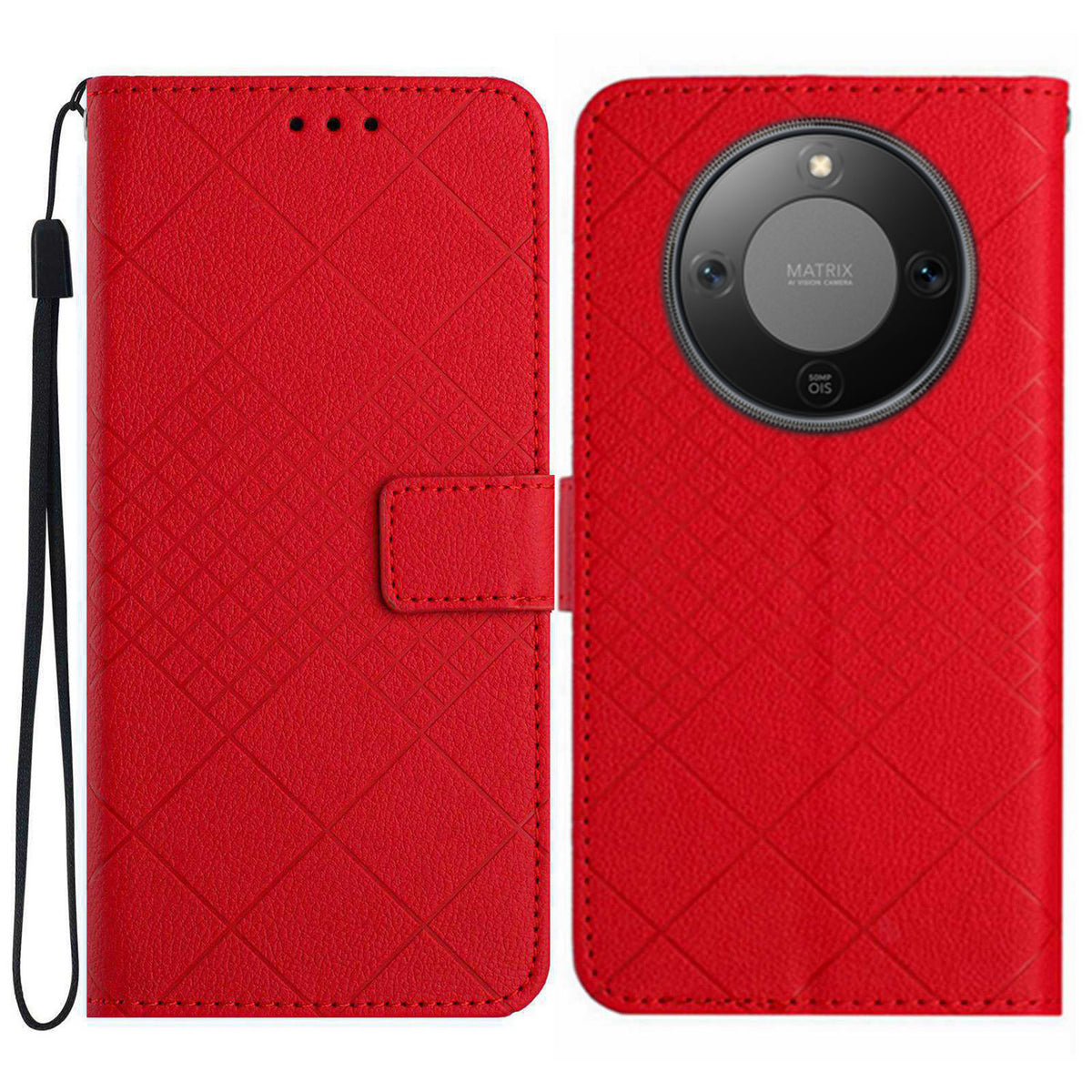 For Honor Magic8 Lite 5G / X9d 5G / X70 5G Case Wallet Imprint PU Leather Flip Folio Phone Cover