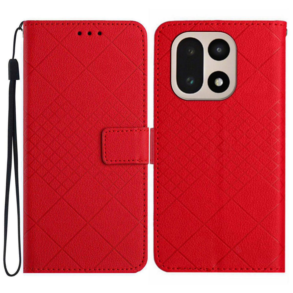 OnePlus 15 5G Plånboksfodral med tryck PU-läder Flip Folio-mobilfodral