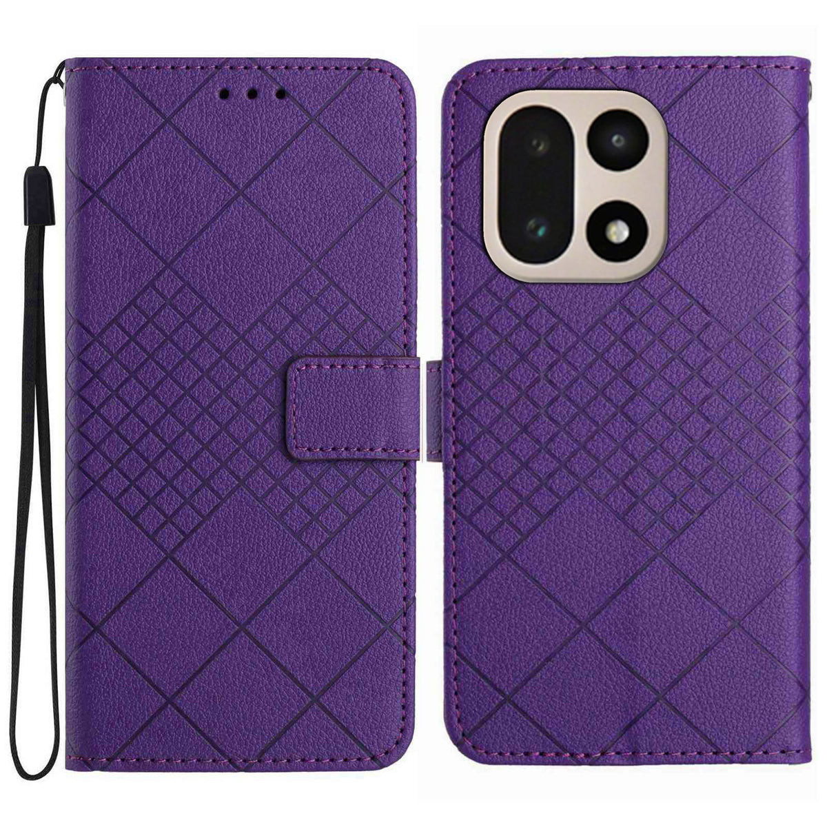 OnePlus 15 5G Plånboksfodral med tryck PU-läder Flip Folio-mobilfodral
