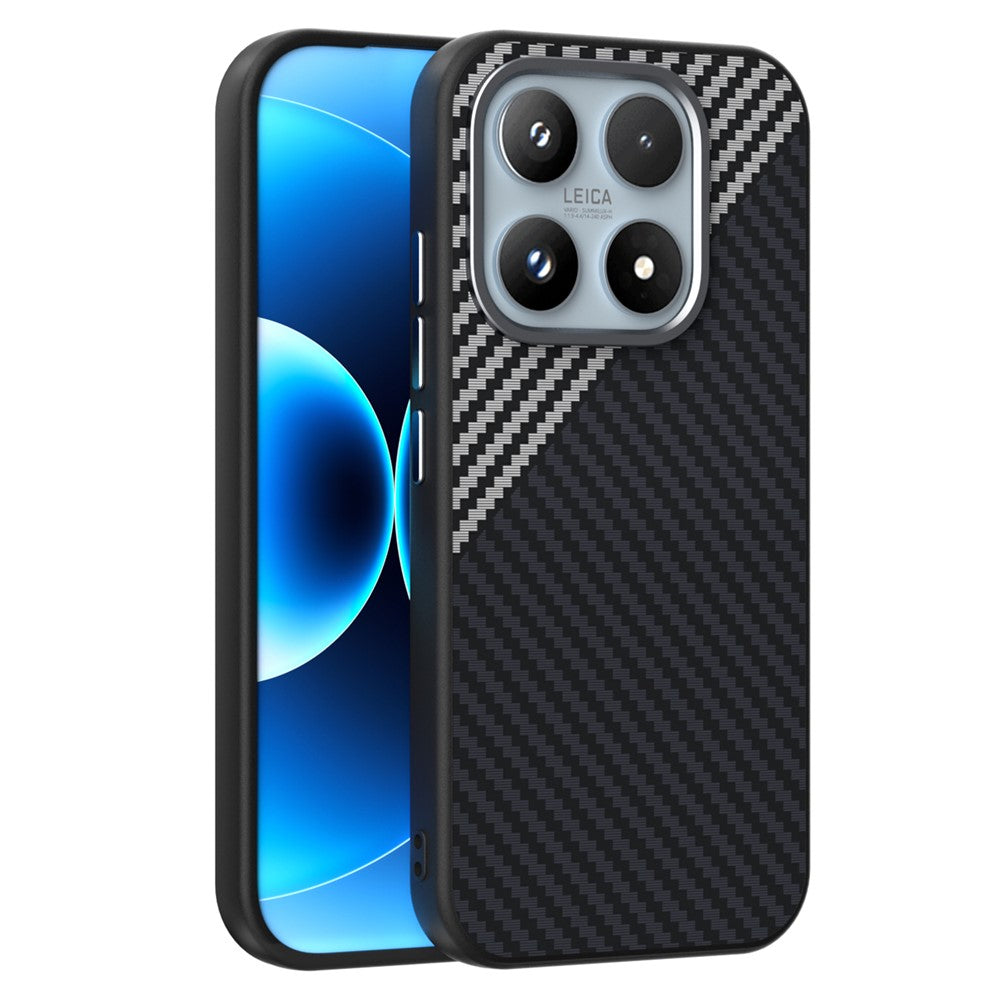 ABEEL For Xiaomi 17 Magnetic Case Carbon Fiber Texture Back Cover