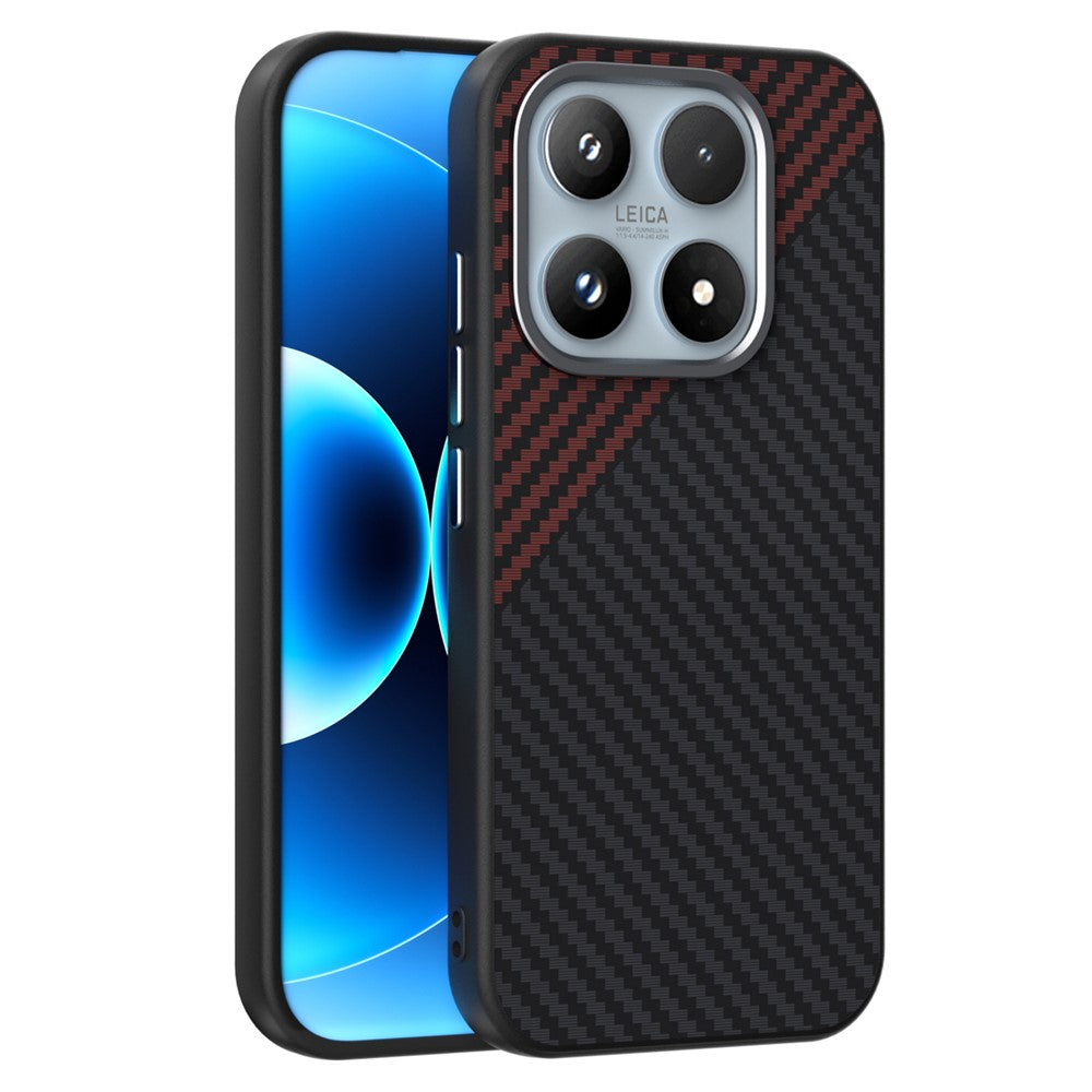 ABEEL For Xiaomi 17 Magnetic Case Carbon Fiber Texture Back Cover