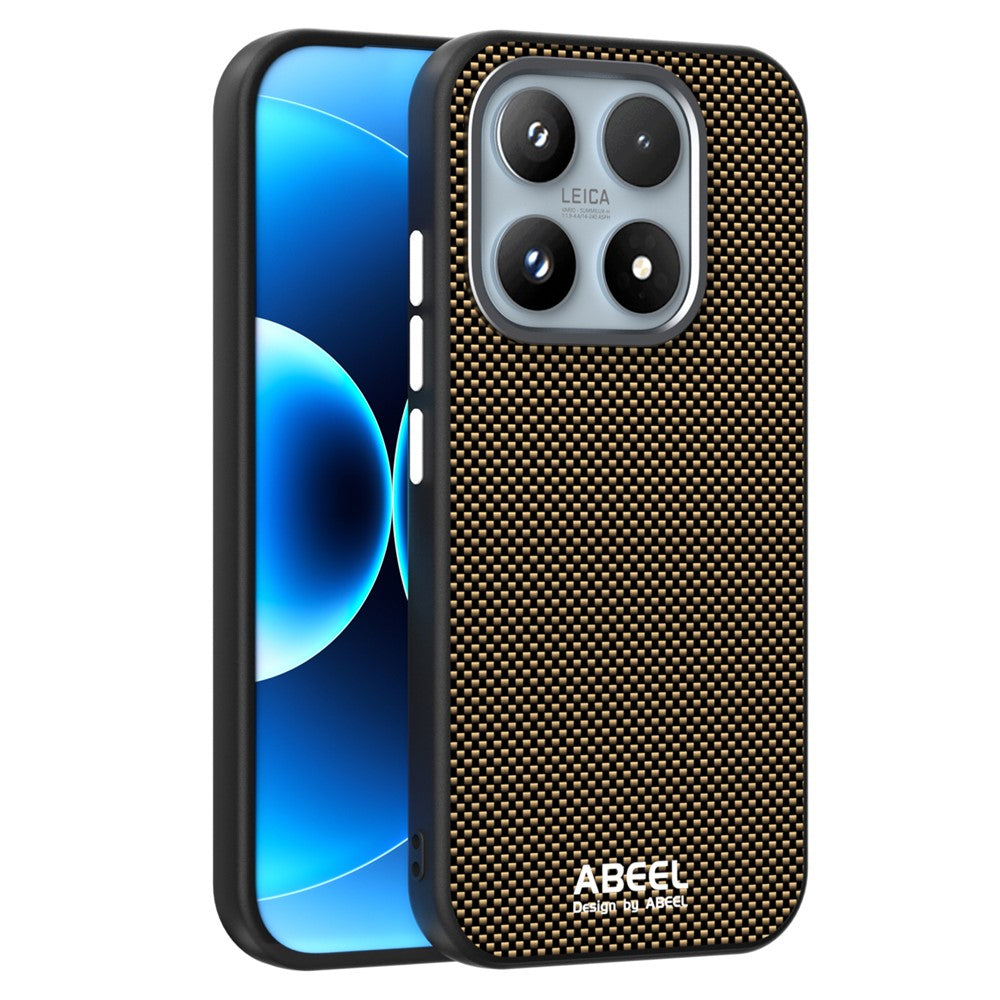 ABEEL For Xiaomi 17 Magnetic Case Printed PC TPU Aluminum Alloy Leather Phone Cover