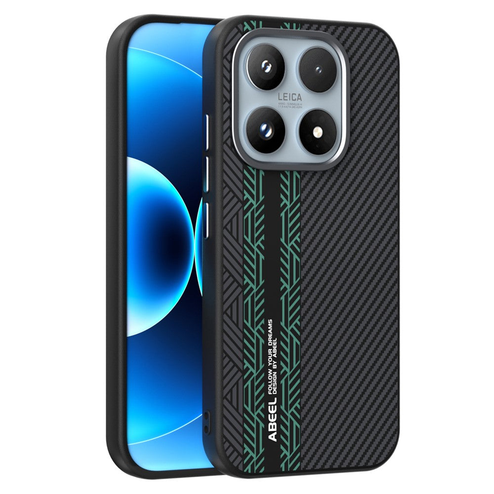 ABEEL For Xiaomi 17 Magnetic Case PC + TPU + Aluminum Alloy + PU Leather Slim Phone Back Cover