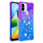 YB Quicksand Series-3 for Xiaomi Redmi A1 4G / A2 4G / A1+ 4G / A2+ 4G / Poco C50 4G Gradient Color TPU Phone Case Bump Proof Quicksand Liquid Flowing Sequins Protective Cover