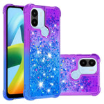 YB Quicksand Series-3 for Xiaomi Redmi A1 4G / A2 4G / A1+ 4G / A2+ 4G / Poco C50 4G Gradient Color TPU Phone Case Bump Proof Quicksand Liquid Flowing Sequins Protective Cover