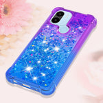 YB Quicksand Series-3 for Xiaomi Redmi A1 4G / A2 4G / A1+ 4G / A2+ 4G / Poco C50 4G Gradient Color TPU Phone Case Bump Proof Quicksand Liquid Flowing Sequins Protective Cover