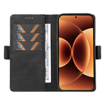YIKATU For Xiaomi 17 Pro Max Leather Case  YK-005 Skin-touch Feeling Wallet Phone Cover