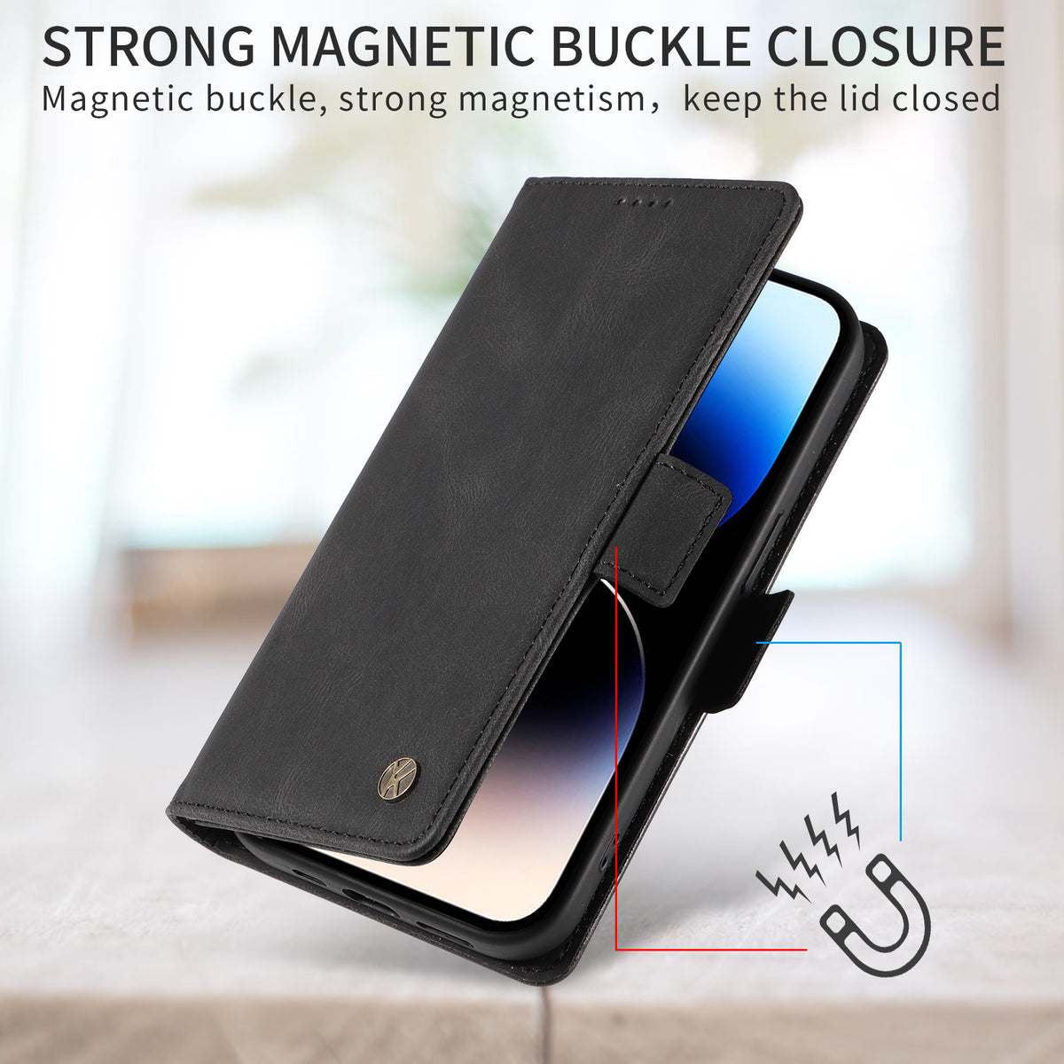 YIKATU For Xiaomi 17 Pro Max Leather Case  YK-005 Skin-touch Feeling Wallet Phone Cover
