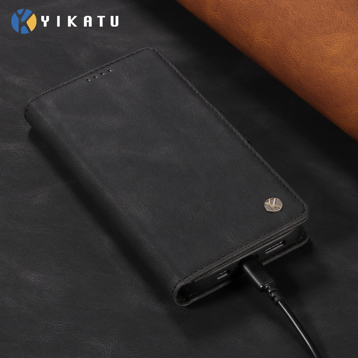 YIKATU For Xiaomi 17 Pro Max Leather Case  YK-005 Skin-touch Feeling Wallet Phone Cover