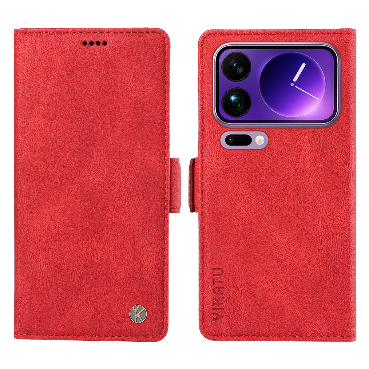 YIKATU For Xiaomi 17 Pro Max Leather Case  YK-005 Skin-touch Feeling Wallet Phone Cover