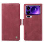 YIKATU For Xiaomi 17 Pro Max Leather Case  YK-005 Skin-touch Feeling Wallet Phone Cover