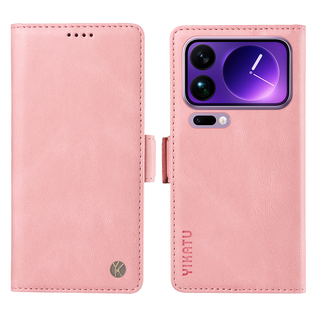 YIKATU For Xiaomi 17 Pro Max Leather Case  YK-005 Skin-touch Feeling Wallet Phone Cover