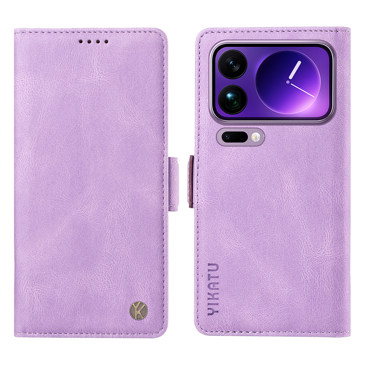 YIKATU For Xiaomi 17 Pro Max Leather Case  YK-005 Skin-touch Feeling Wallet Phone Cover