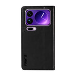 YIKATU For Xiaomi 17 Pro Max Wallet Case  YK-006 Magnetic Closure Leather Phone Cover Litchi Texture