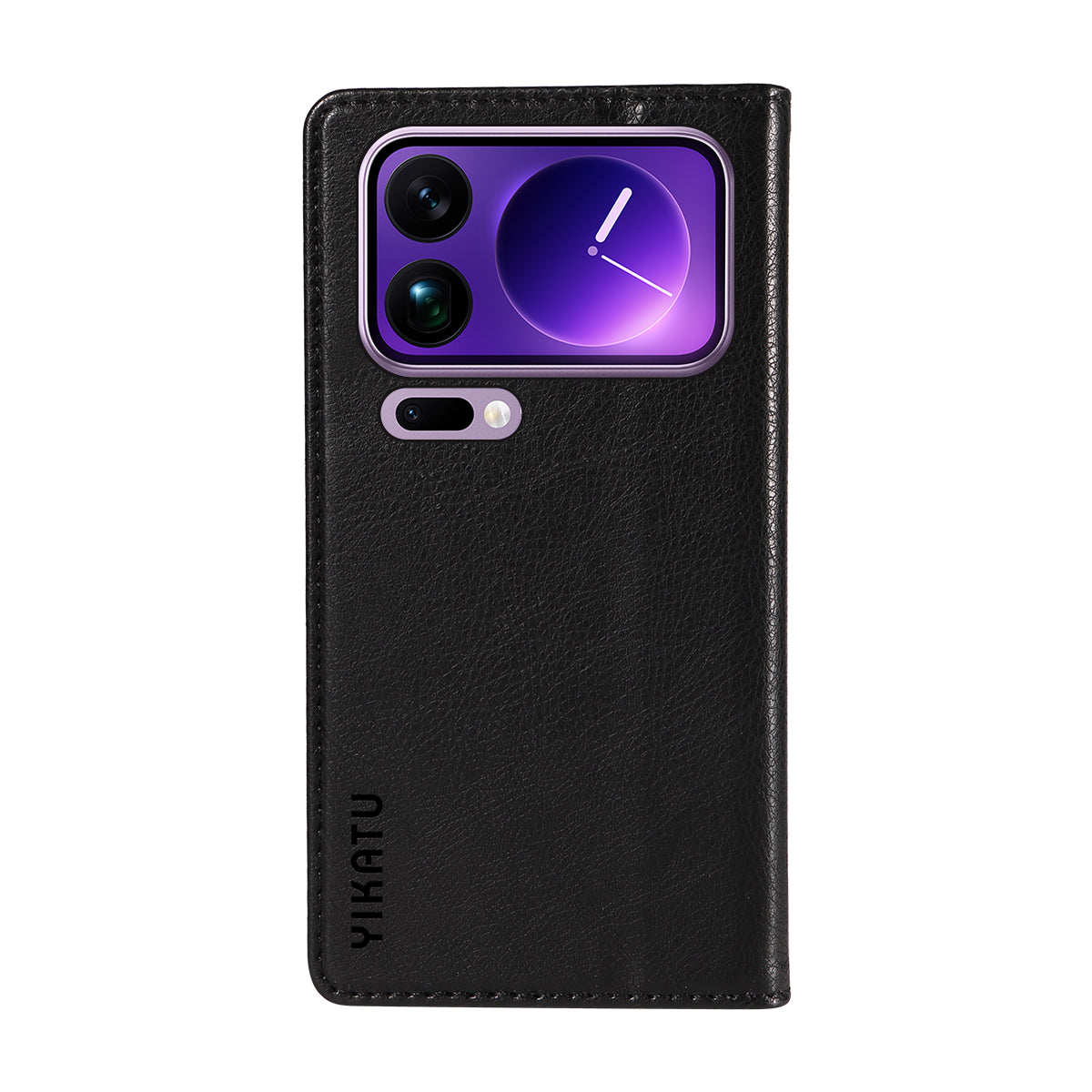 YIKATU For Xiaomi 17 Pro Max Wallet Case  YK-006 Magnetic Closure Leather Phone Cover Litchi Texture