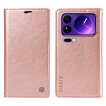 YIKATU For Xiaomi 17 Pro Max Wallet Case  YK-006 Magnetic Closure Leather Phone Cover Litchi Texture