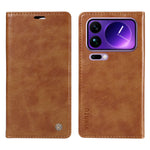 YIKATU For Xiaomi 17 Pro Max Wallet Case  YK-006 Magnetic Closure Leather Phone Cover Litchi Texture